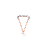 Enchante Floating Diamond Trio Ring - Zen Diamond India