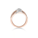Enchante Floating Diamond Trio Ring - Zen Diamond India