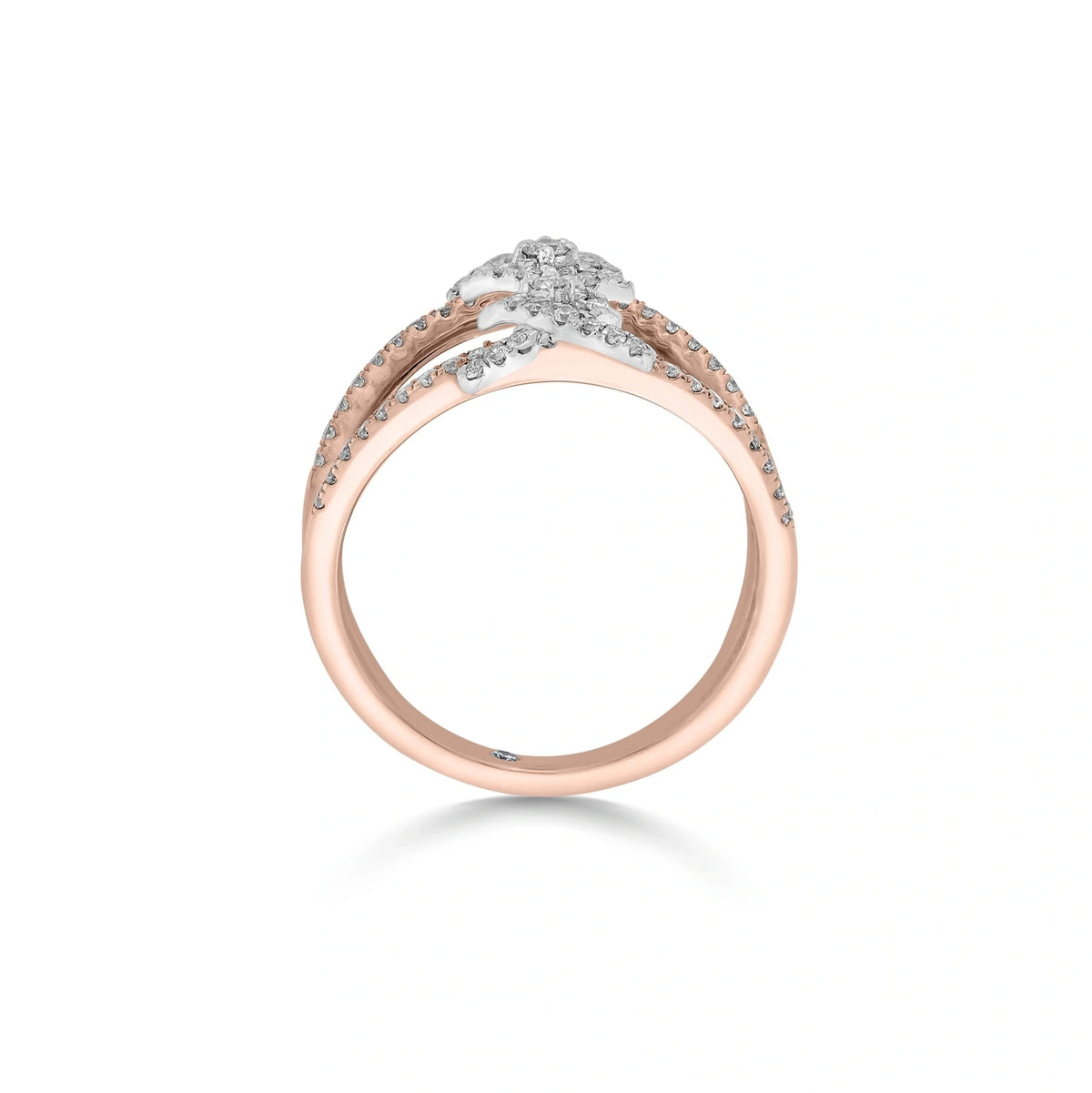 Enchante Floating Diamond Trio Ring - Zen Diamond India