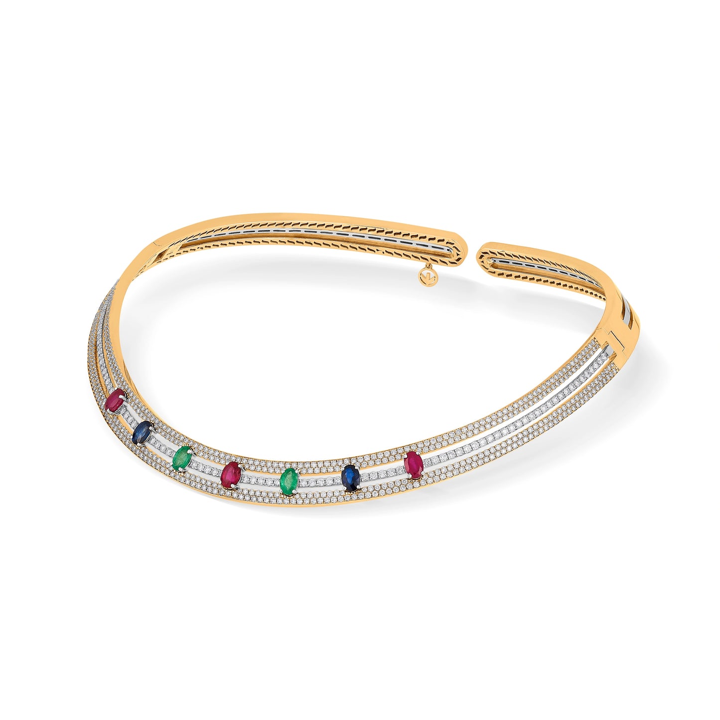 Toren Prism Aura Choker - Zen Diamond India