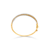Enchante Radiant Three - Lane Cuff Bracelet - Zen Diamond India