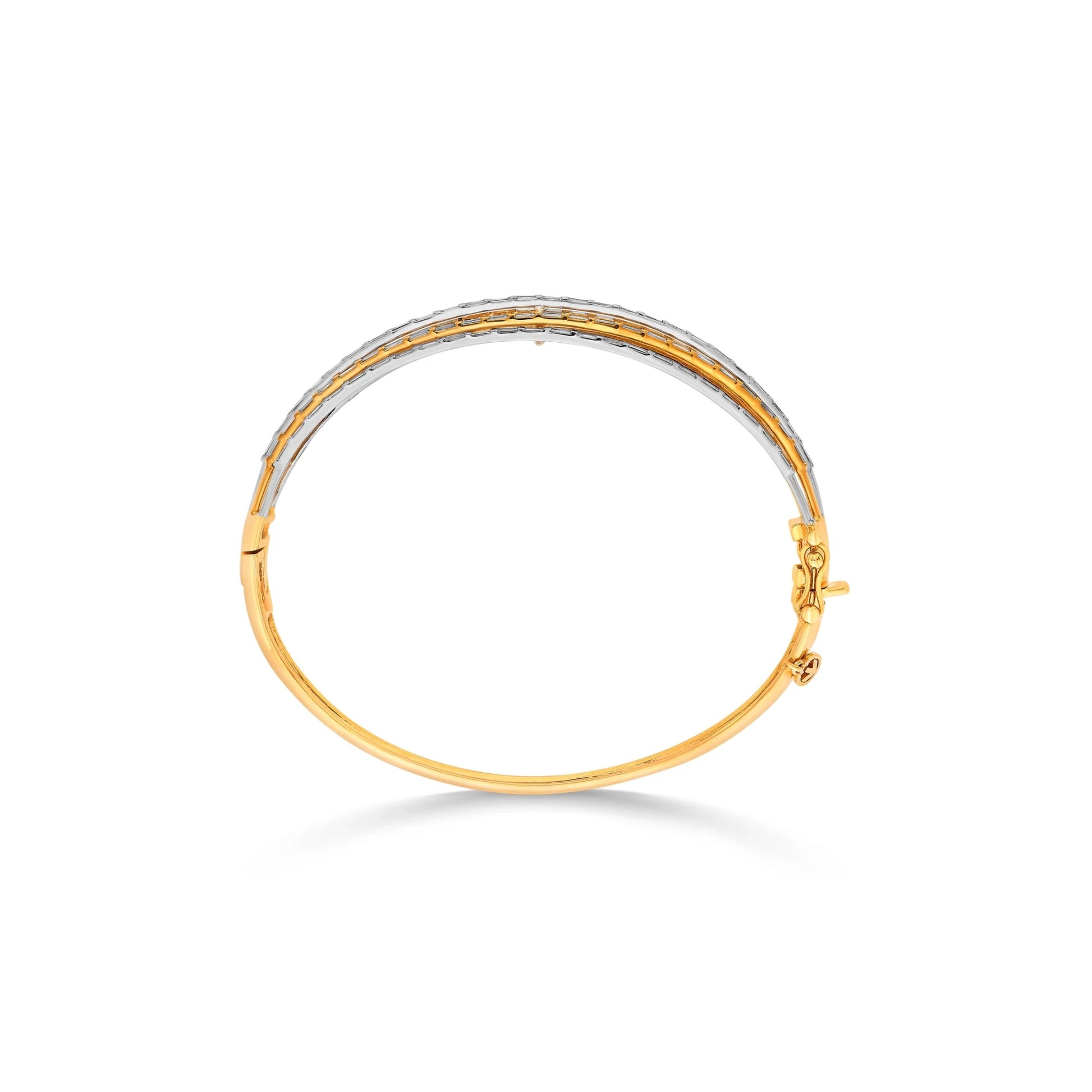 Enchante Radiant Three - Lane Cuff Bracelet - Zen Diamond India