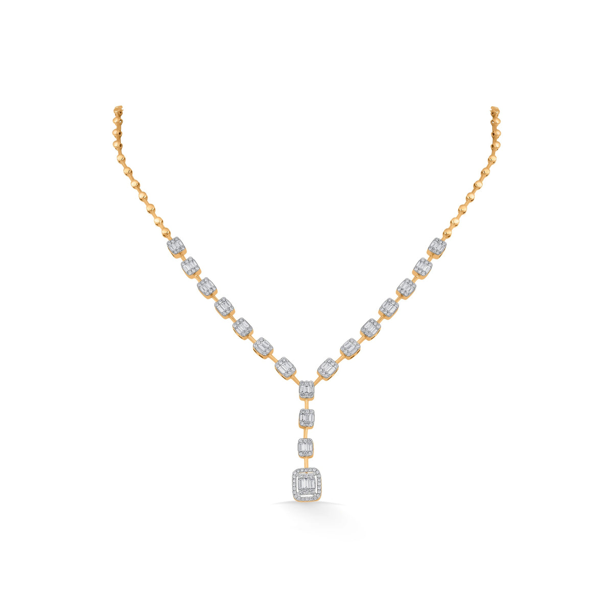 Enchante Royale Cascade Necklace - Zen Diamond India