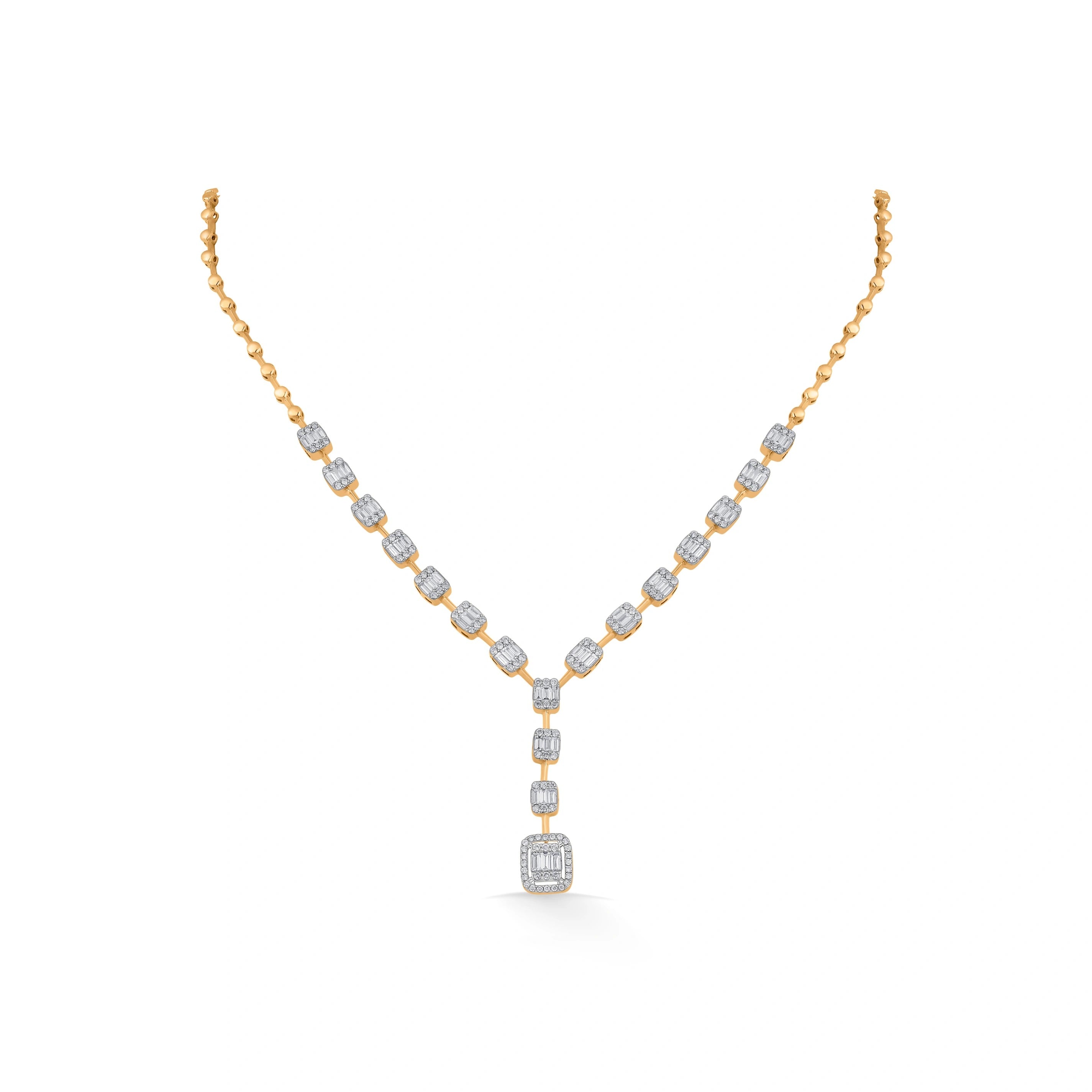 Enchante Royale Cascade Necklace - Zen Diamond India