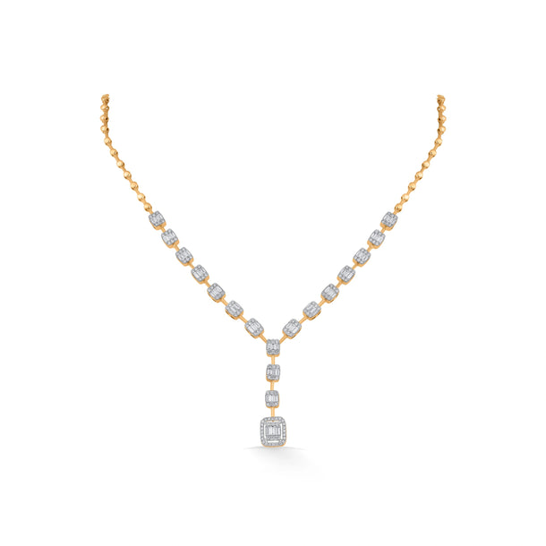 Enchante Royale Cascade Necklace - Zen Diamond India