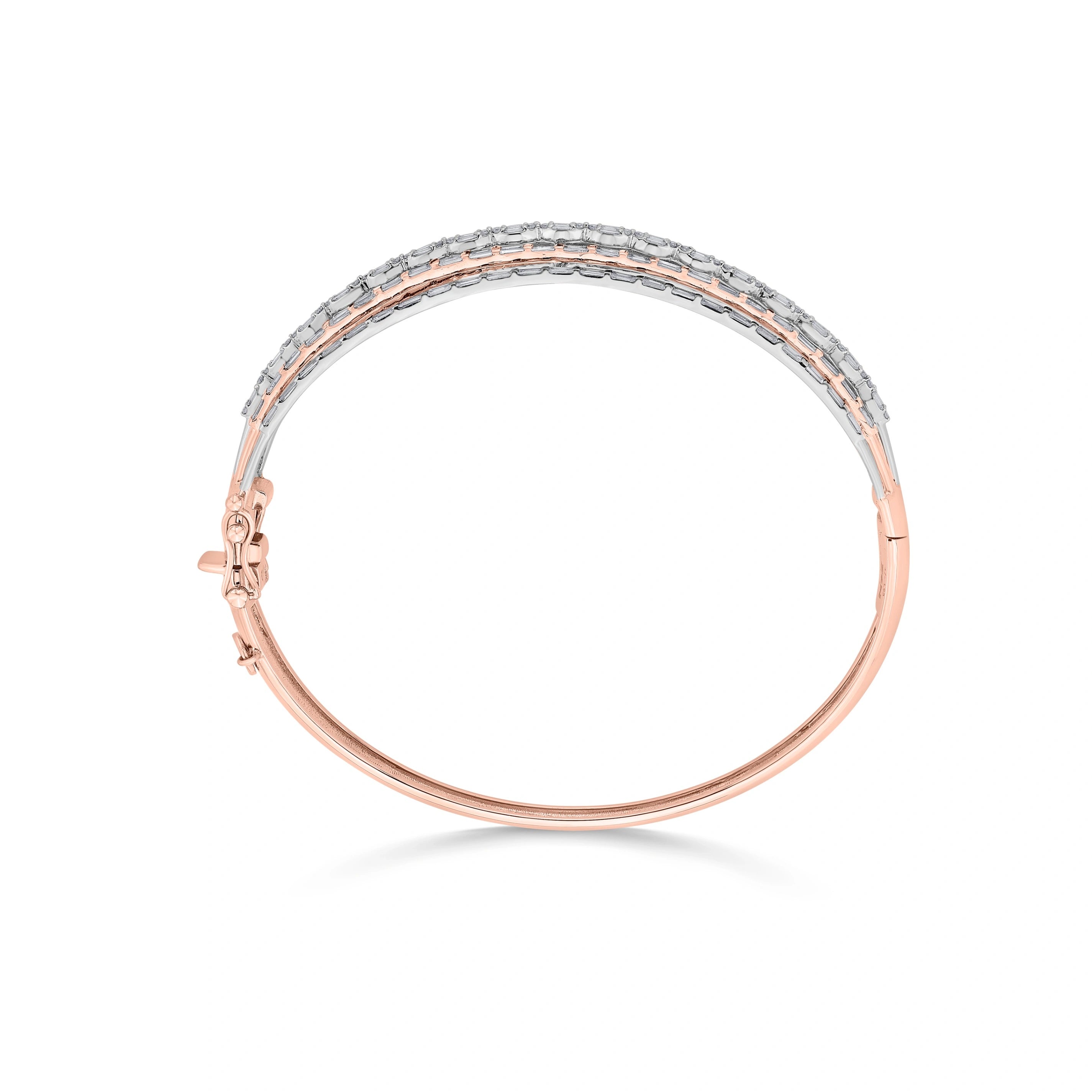 Enchante Triple - Track Radiance Bracelet - Zen Diamond India