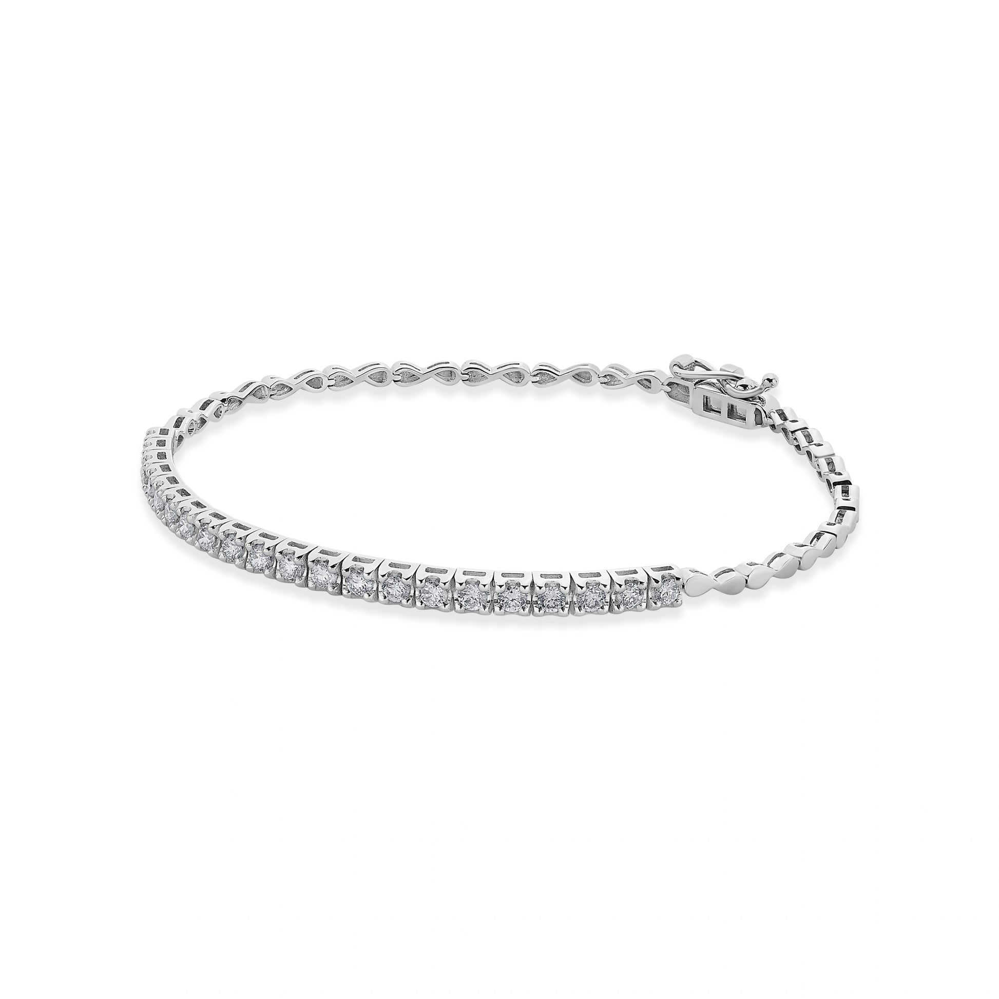Solitaire Arctic Gleam Bracelet - Zen Diamond India
