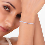 Solitaire Arctic Gleam Bracelet - Zen Diamond India