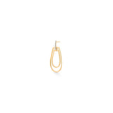 Soiree Golden Loop Glam Earrings - Zen Diamond India