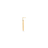Soiree Golden Loop Glam Earrings - Zen Diamond India