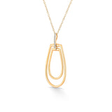 Soiree Luxe Loop Drop Pendant - Zen Diamond India