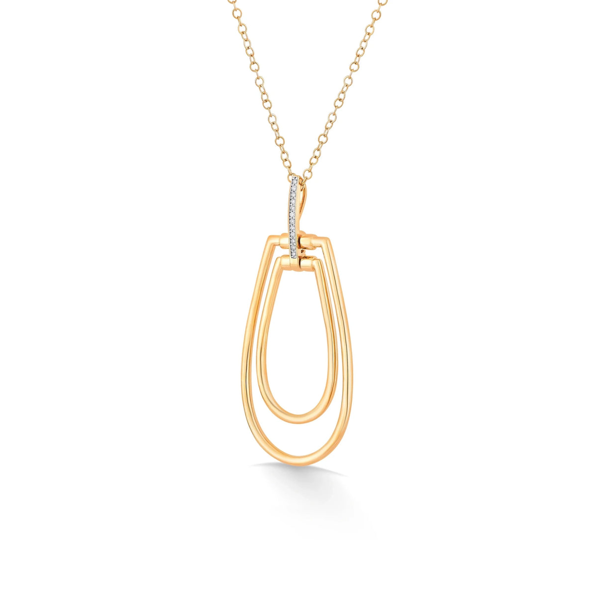 Soiree Luxe Loop Drop Pendant - Zen Diamond India