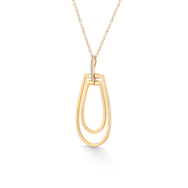Soiree Luxe Loop Drop Pendant - Zen Diamond India