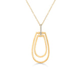 Soiree Luxe Loop Drop Pendant - Zen Diamond India