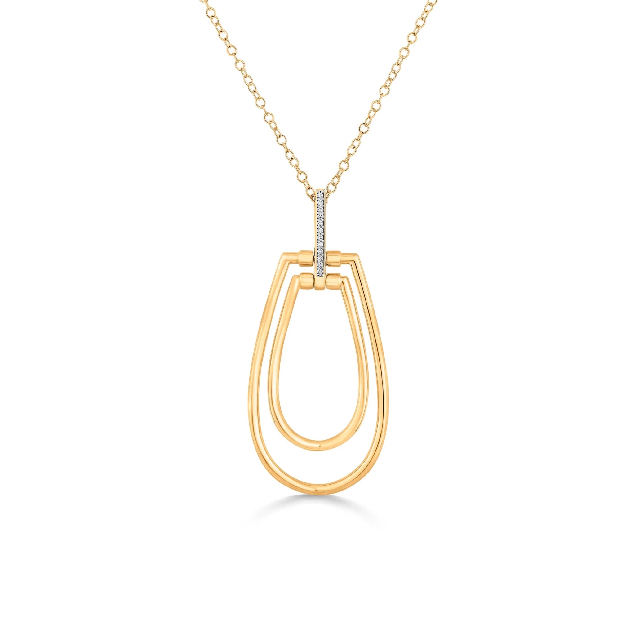 Soiree Luxe Loop Drop Pendant - Zen Diamond India