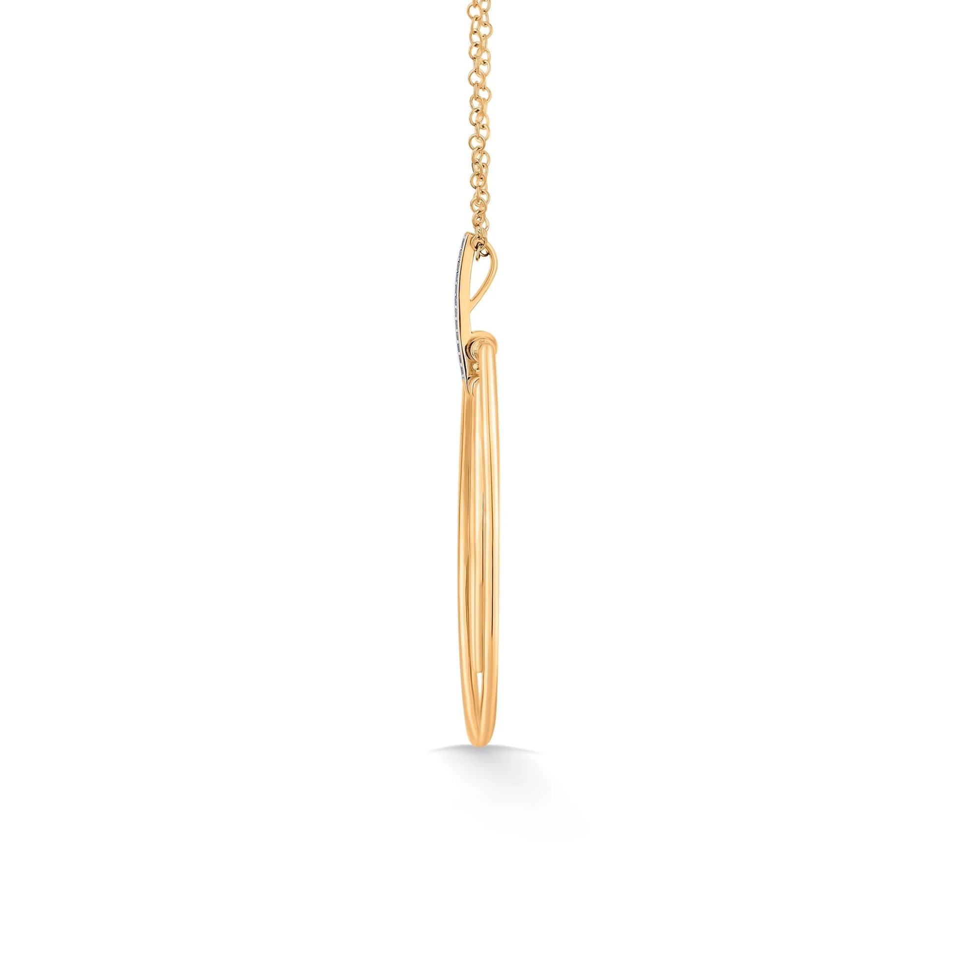 Soiree Luxe Loop Drop Pendant - Zen Diamond India