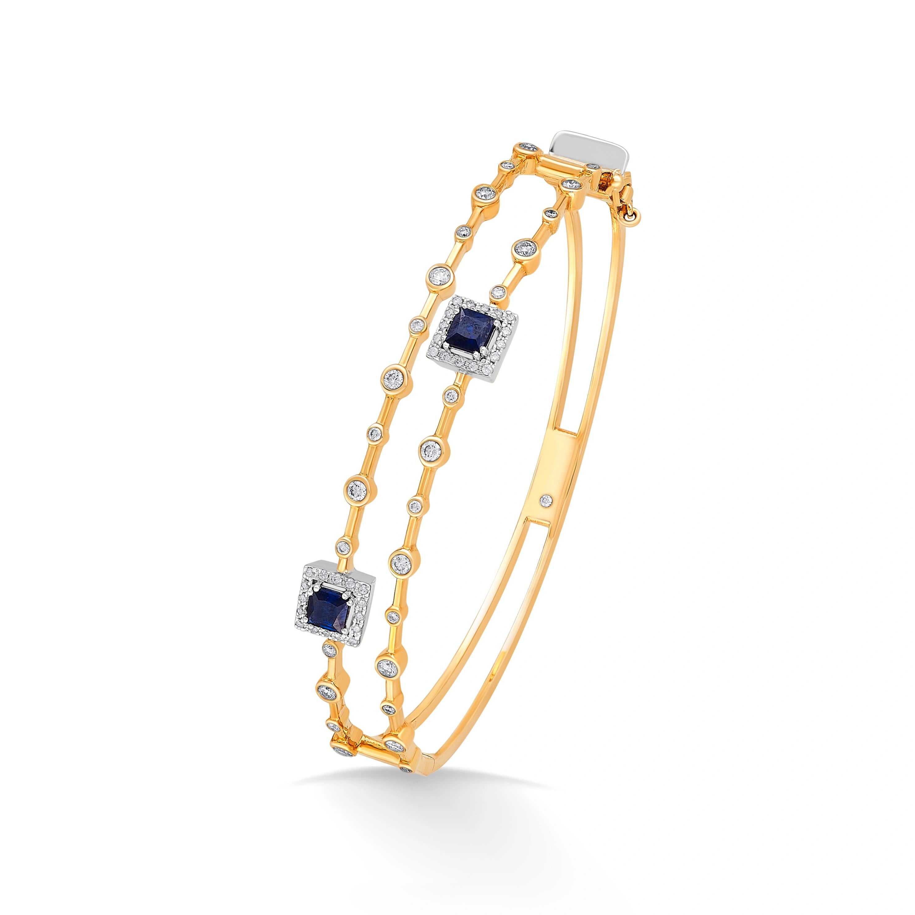 Toren Sapphire Square Dream Bracelet - Zen Diamond India