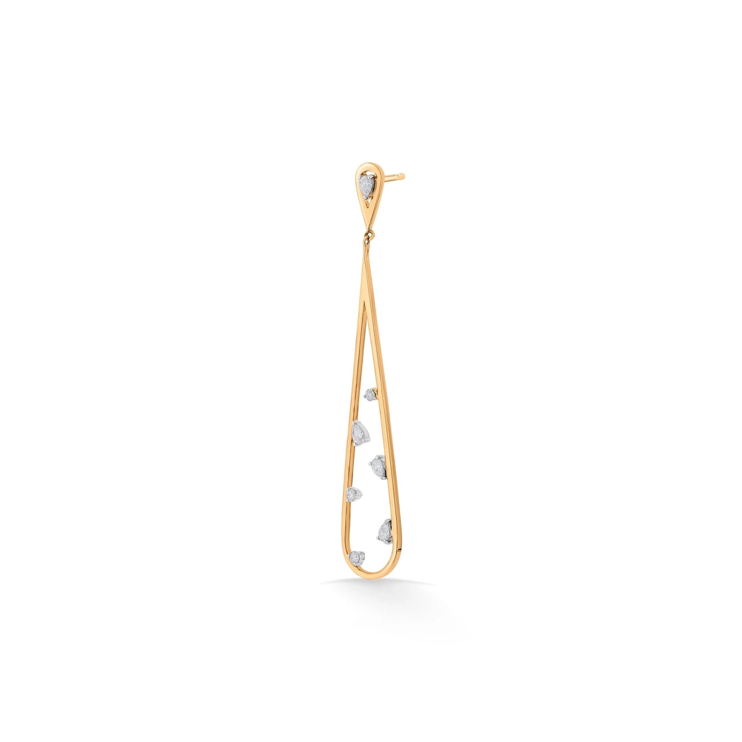 Soiree Glace RainDrop Dangle Earrings - Zen Diamond India