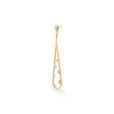 Soiree Glace RainDrop Dangle Earrings - Zen Diamond India