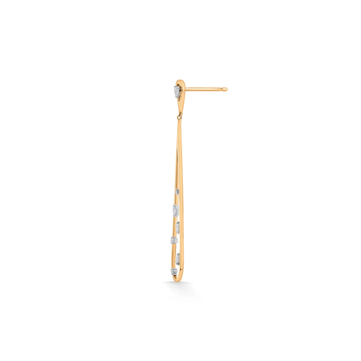 Soiree Glace RainDrop Dangle Earrings - Zen Diamond India