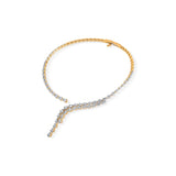 Enchante Shimmer Fall Necklace - Zen Diamond India