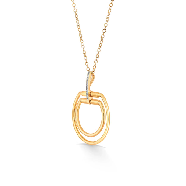 Soirée Eclipse Luxe Orbit Pendant - Zen Diamond India