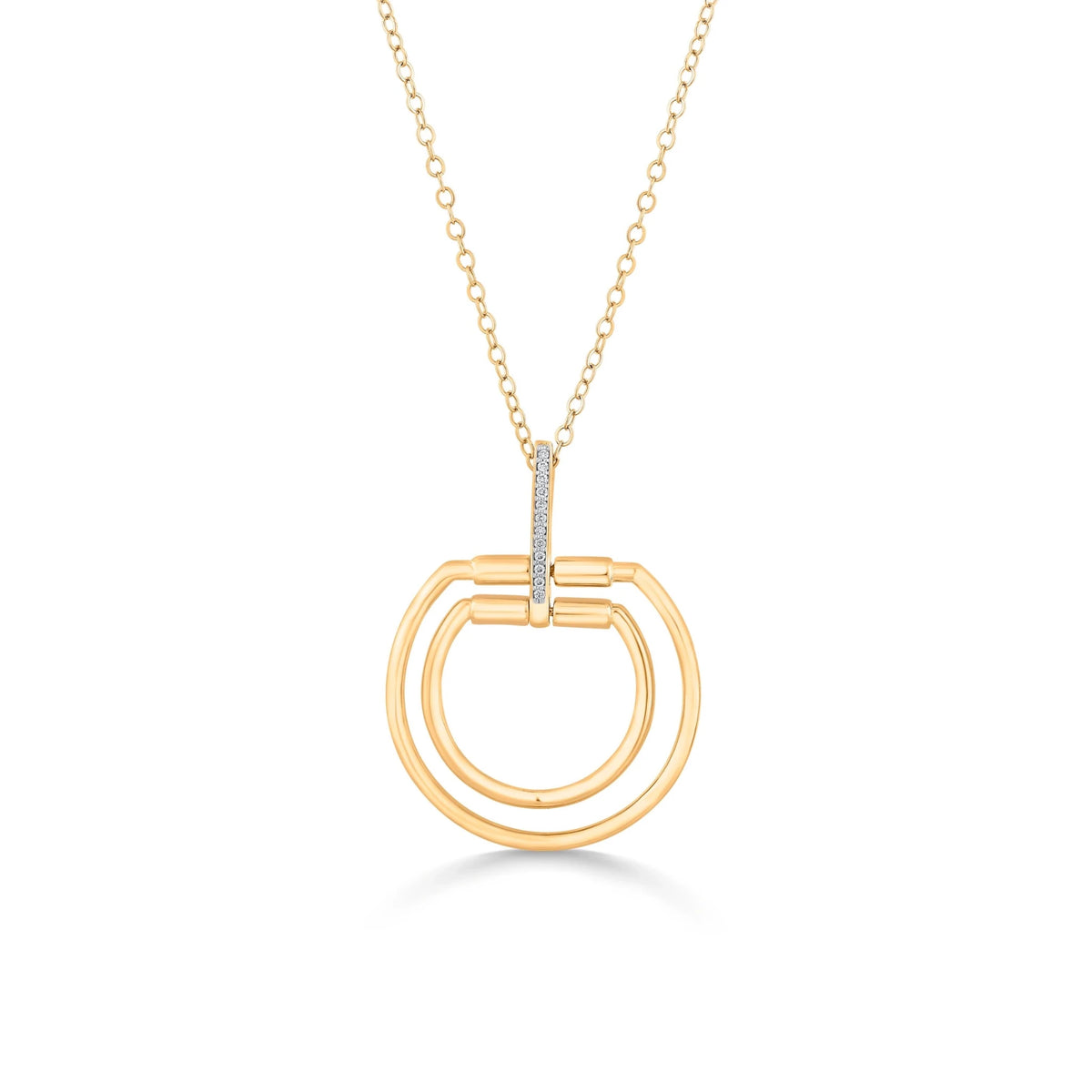 Soirée Eclipse Luxe Orbit Pendant - Zen Diamond India