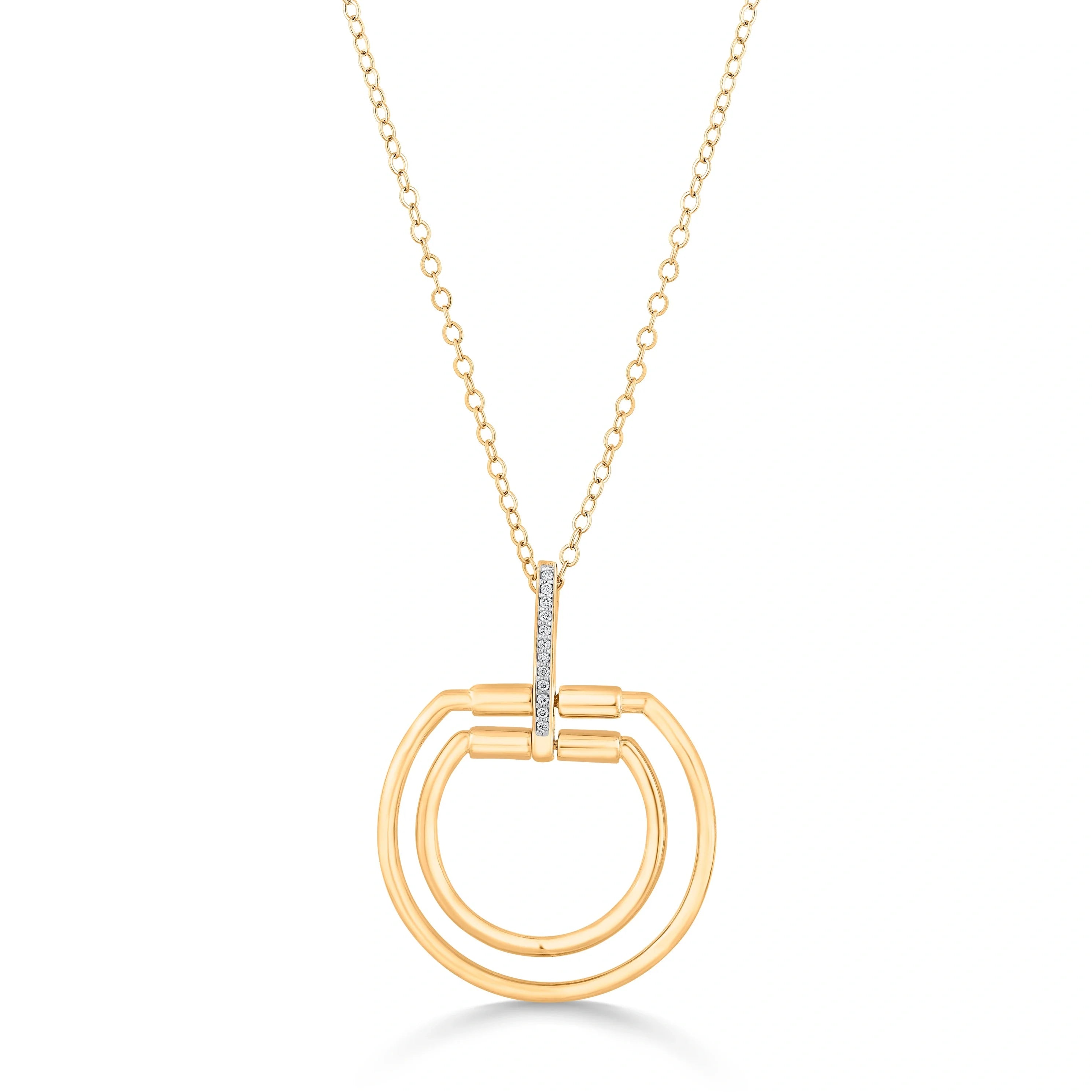 Soirée Eclipse Luxe Orbit Pendant - Zen Diamond India