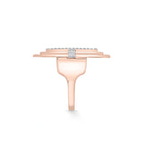 Soiree Deco Dazzle Cage Ring - Zen Diamond India