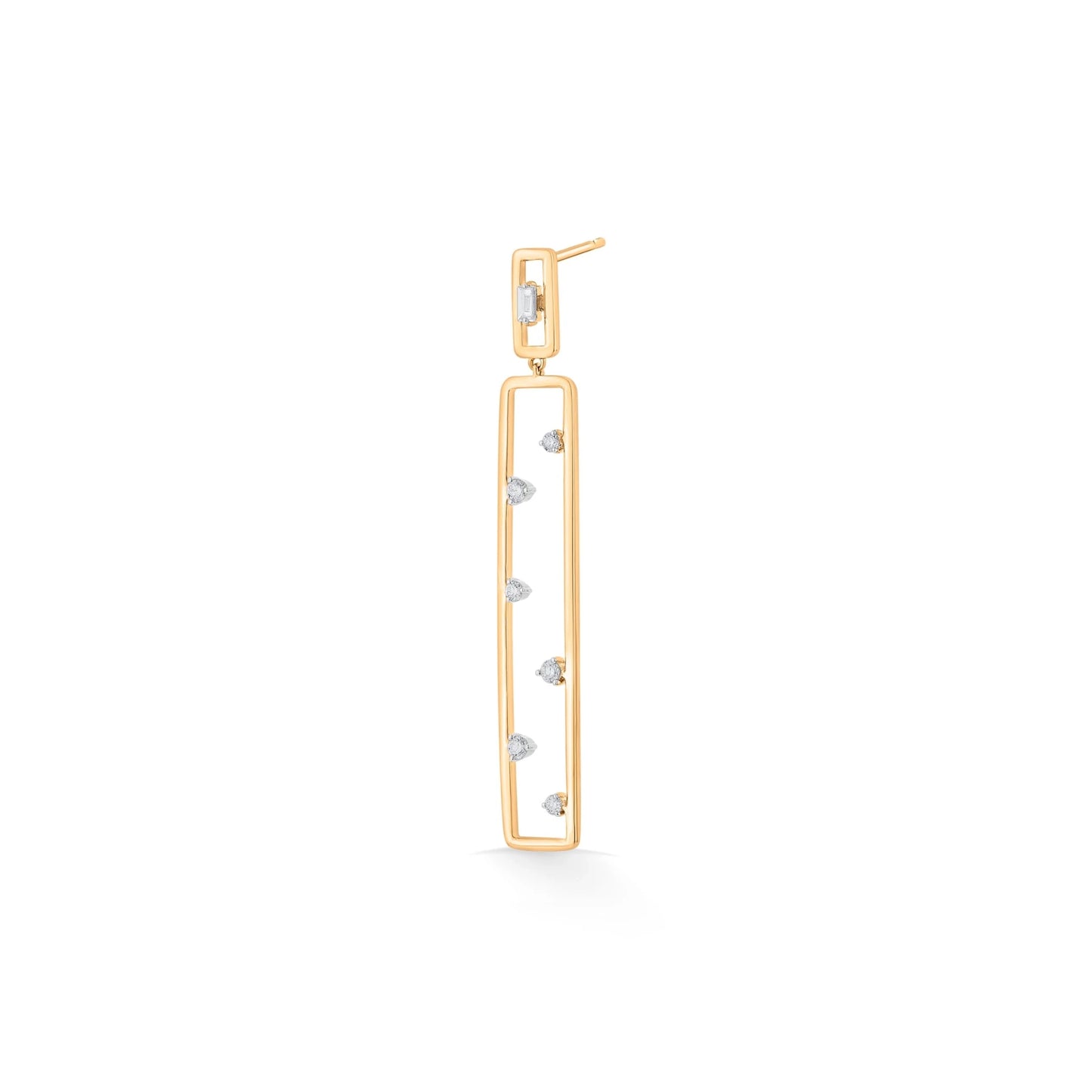 Soiree Linear Drop Earrings - Zen Diamond India