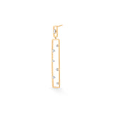 Soiree Linear Drop Earrings - Zen Diamond India