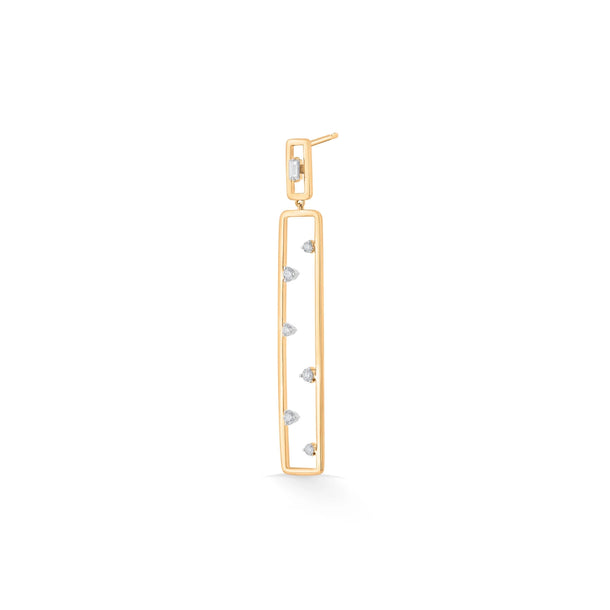 Soiree Linear Drop Earrings - Zen Diamond India