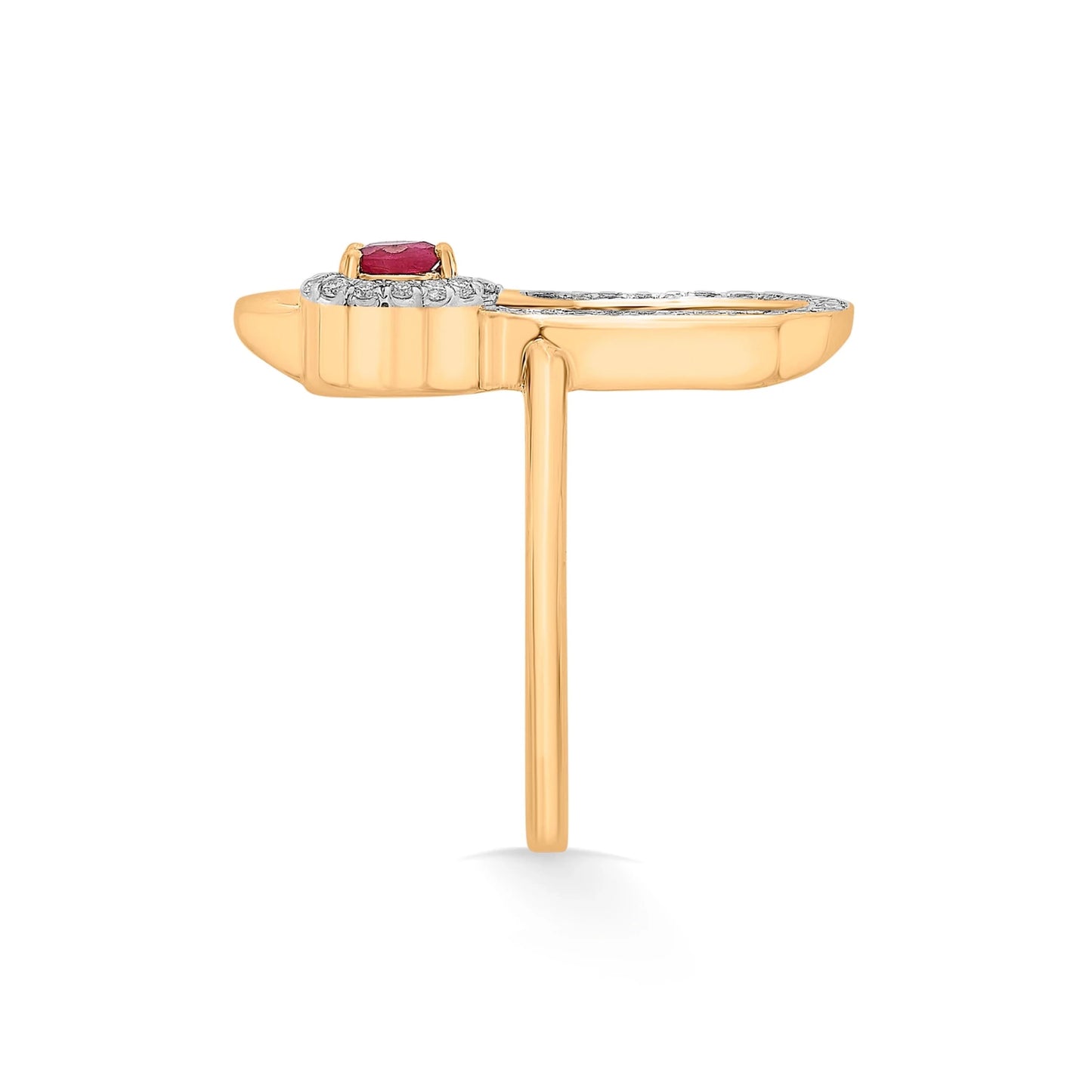 Toren Pear Drop Luxe Ring - Zen Diamond India
