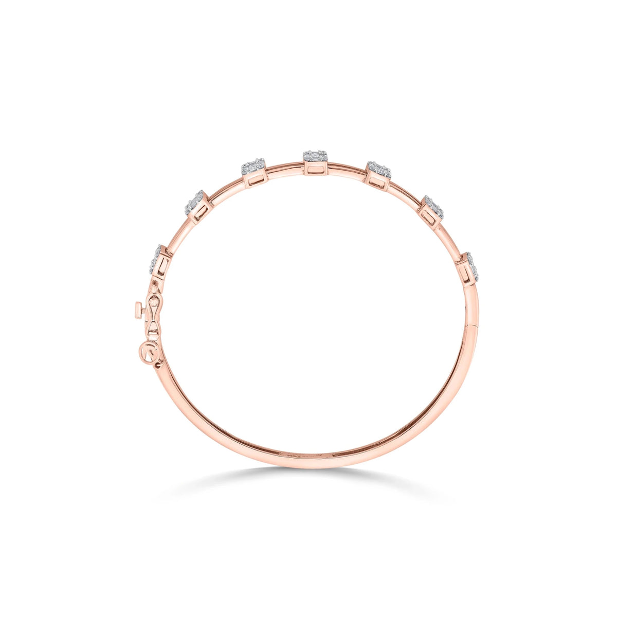 Enchante Rose Sparkle Track Bracelet - Zen Diamond India