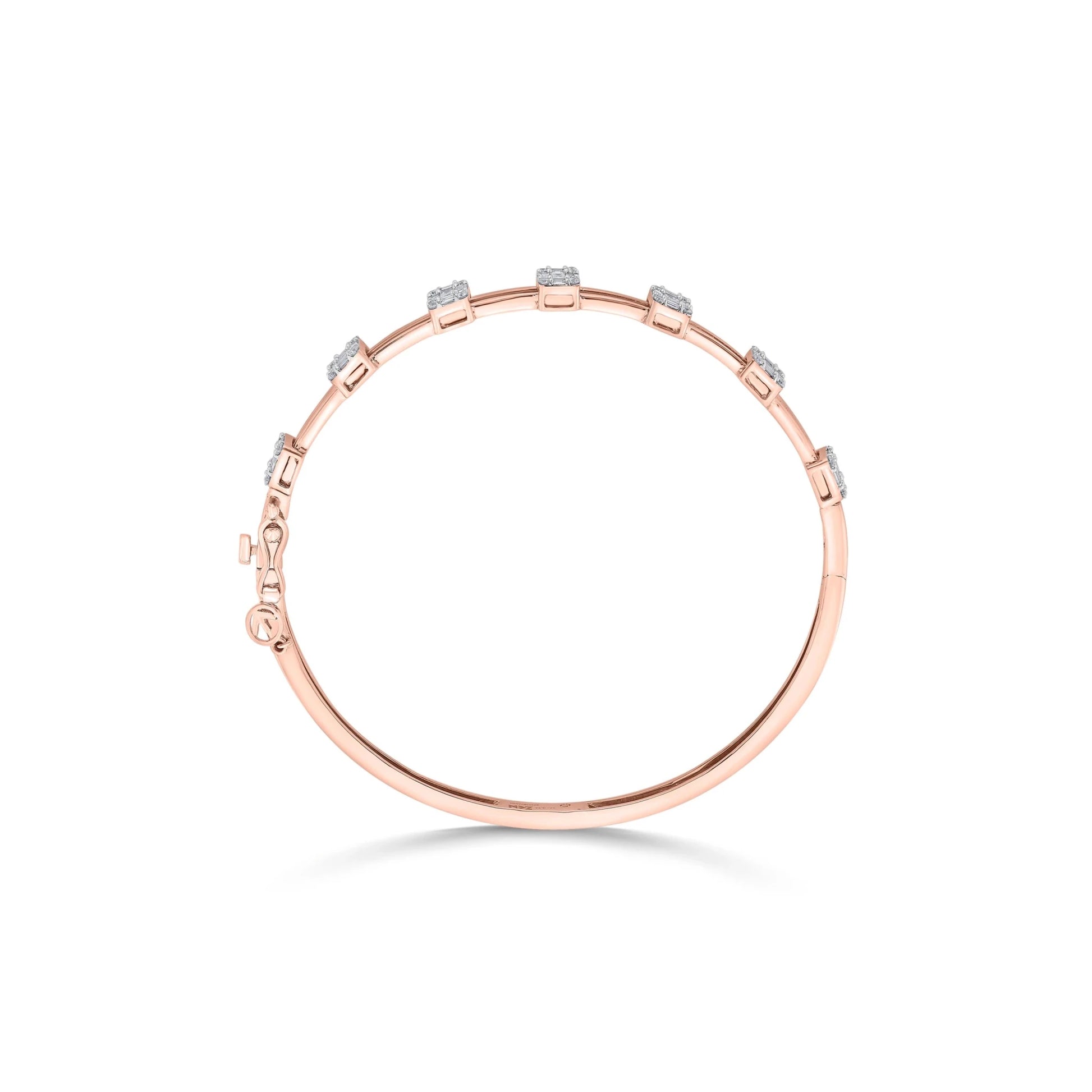 Enchante Rose Sparkle Track Bracelet - Zen Diamond India