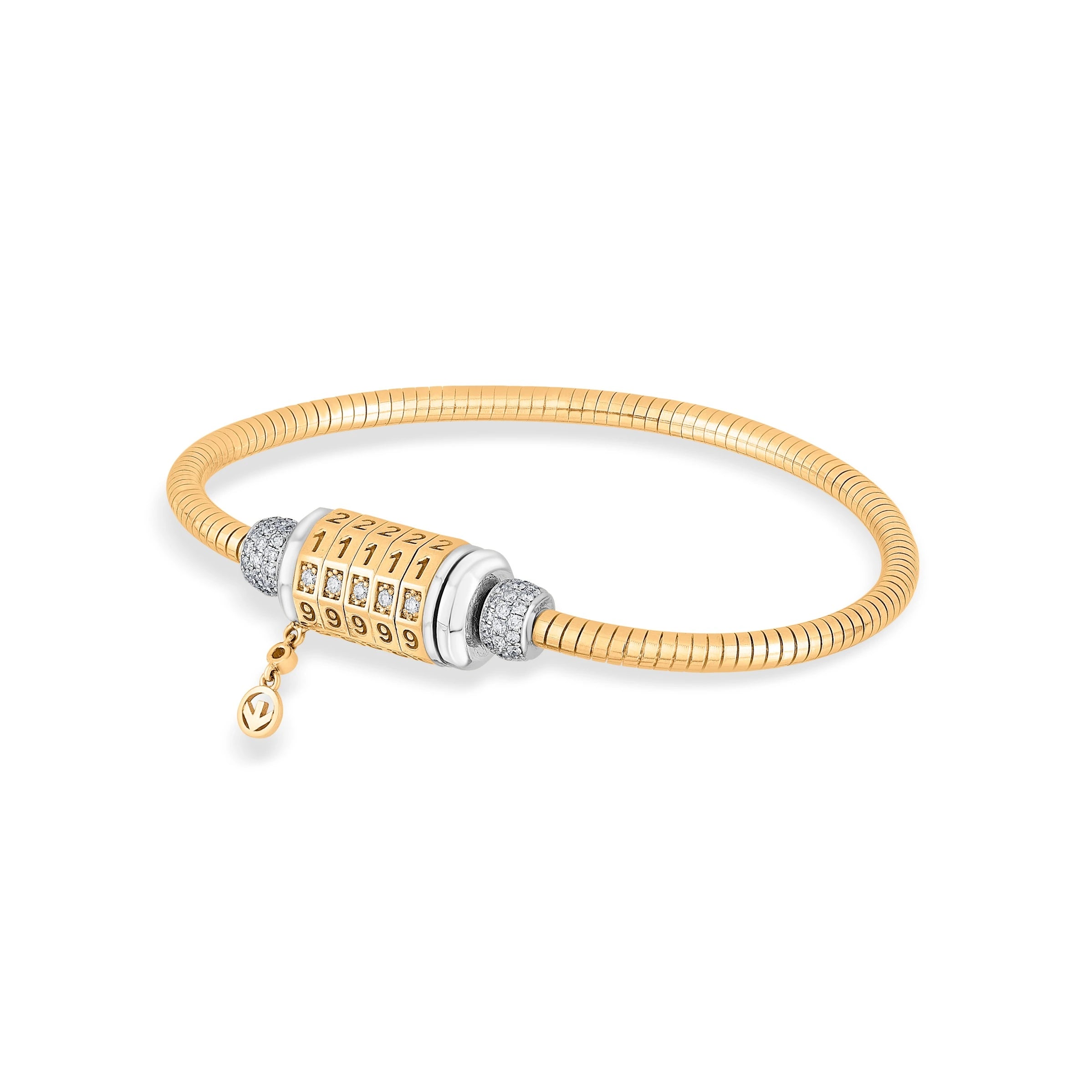 Soirée CodeLock Luxe Link Bracelet - Zen Diamond India