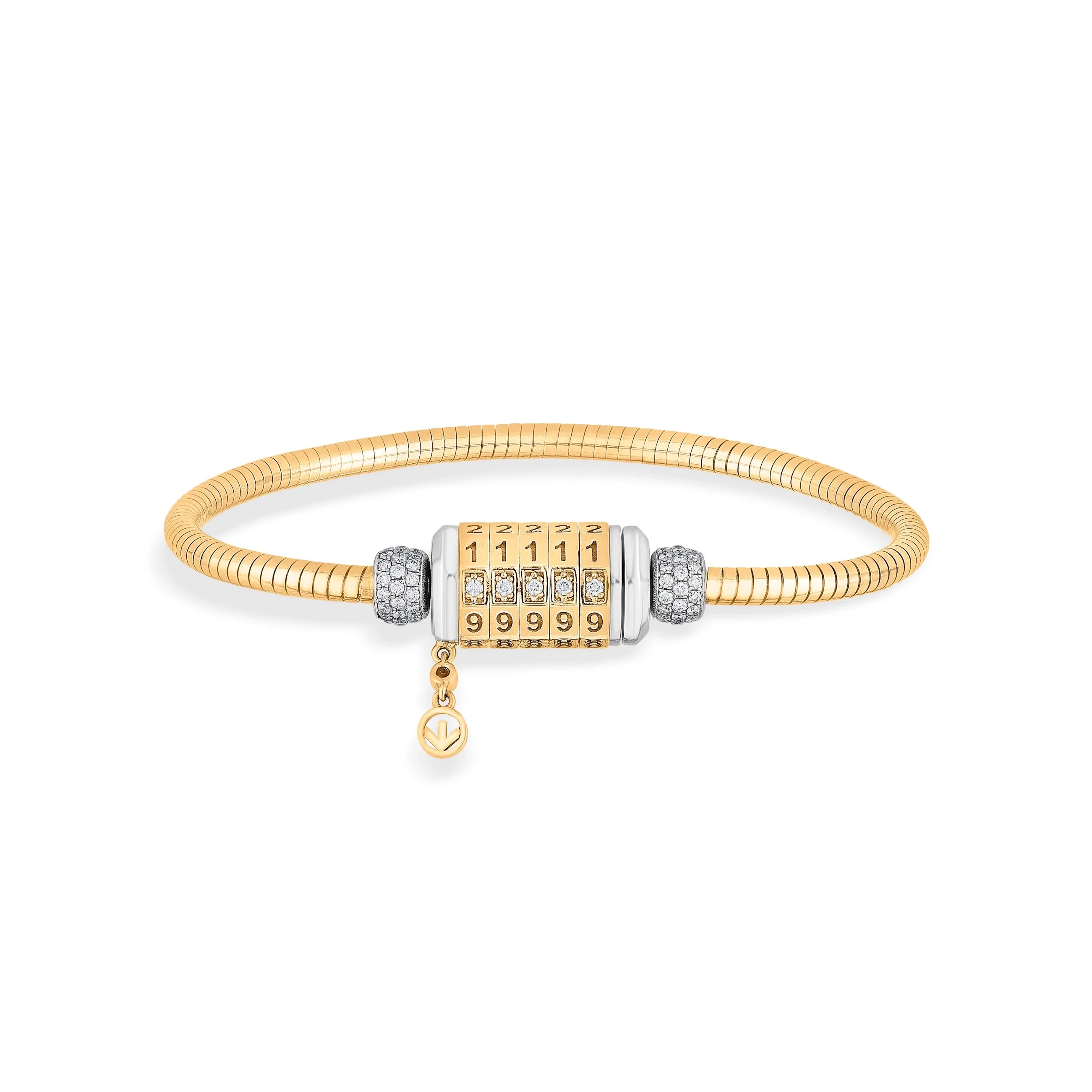 Soirée CodeLock Luxe Link Bracelet - Zen Diamond India