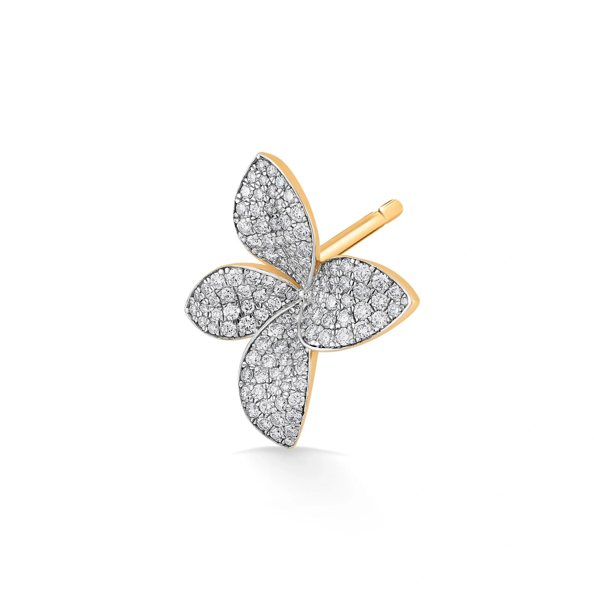 Bloom Diamond Petal Earrings - Zen Diamond India