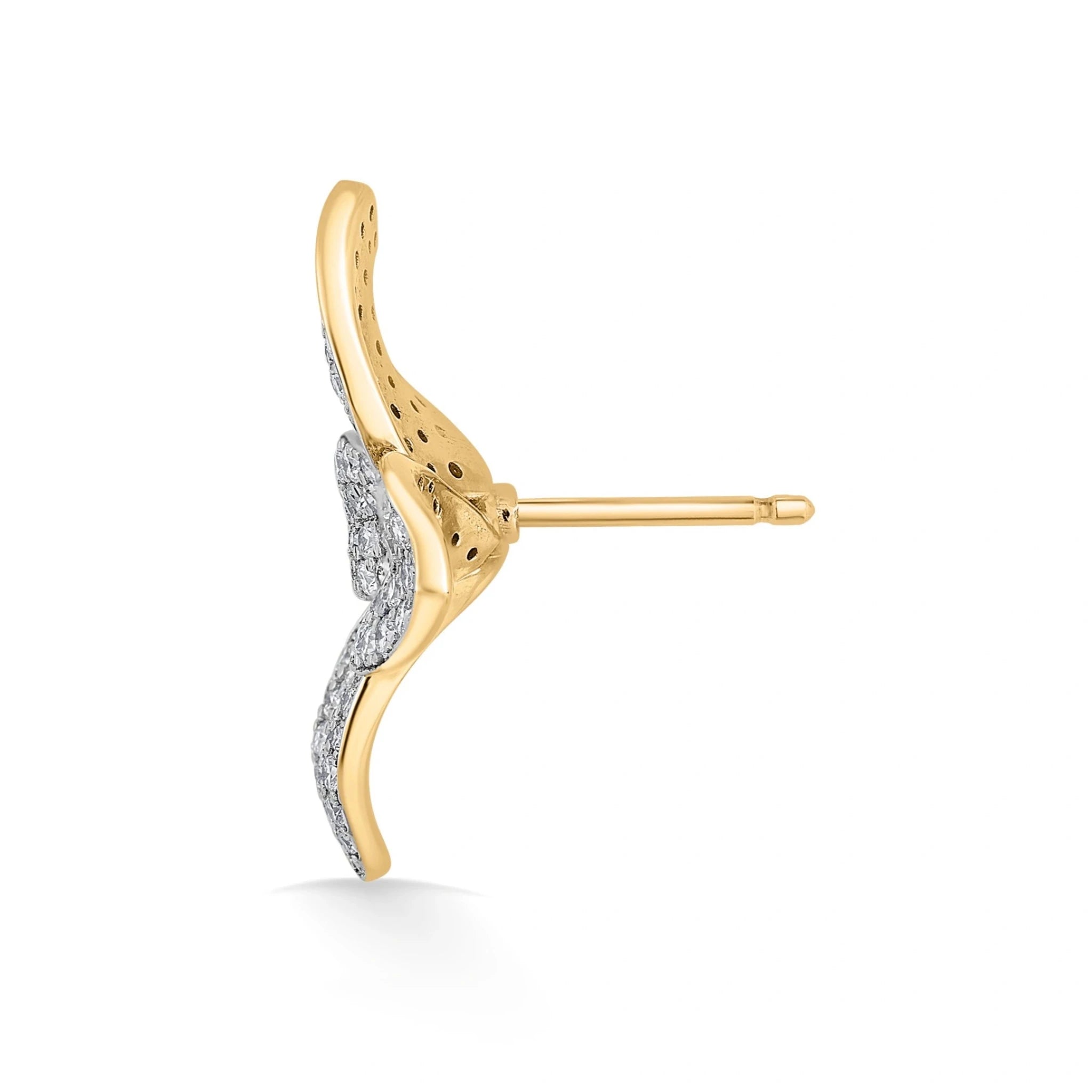 Bloom Petal Glow Earrings - Zen Diamond India