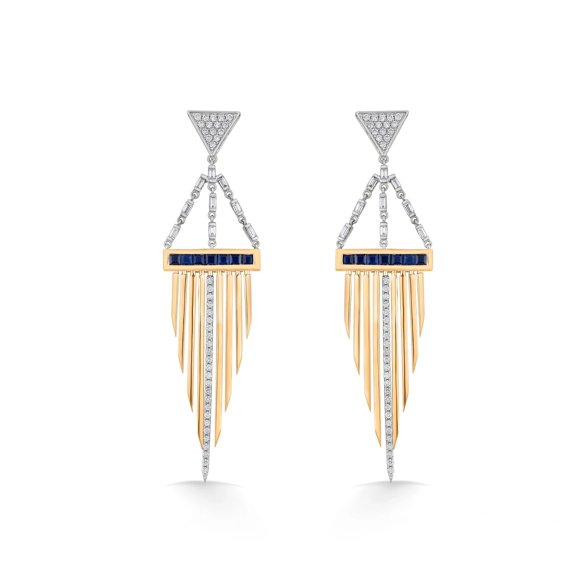 Soiree Glam Shrads Tassel Drops - Zen Diamond India