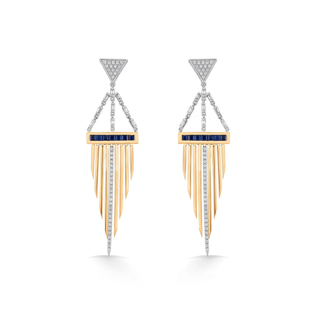 Soiree Glam Shrads Tassel Drops - Zen Diamond India