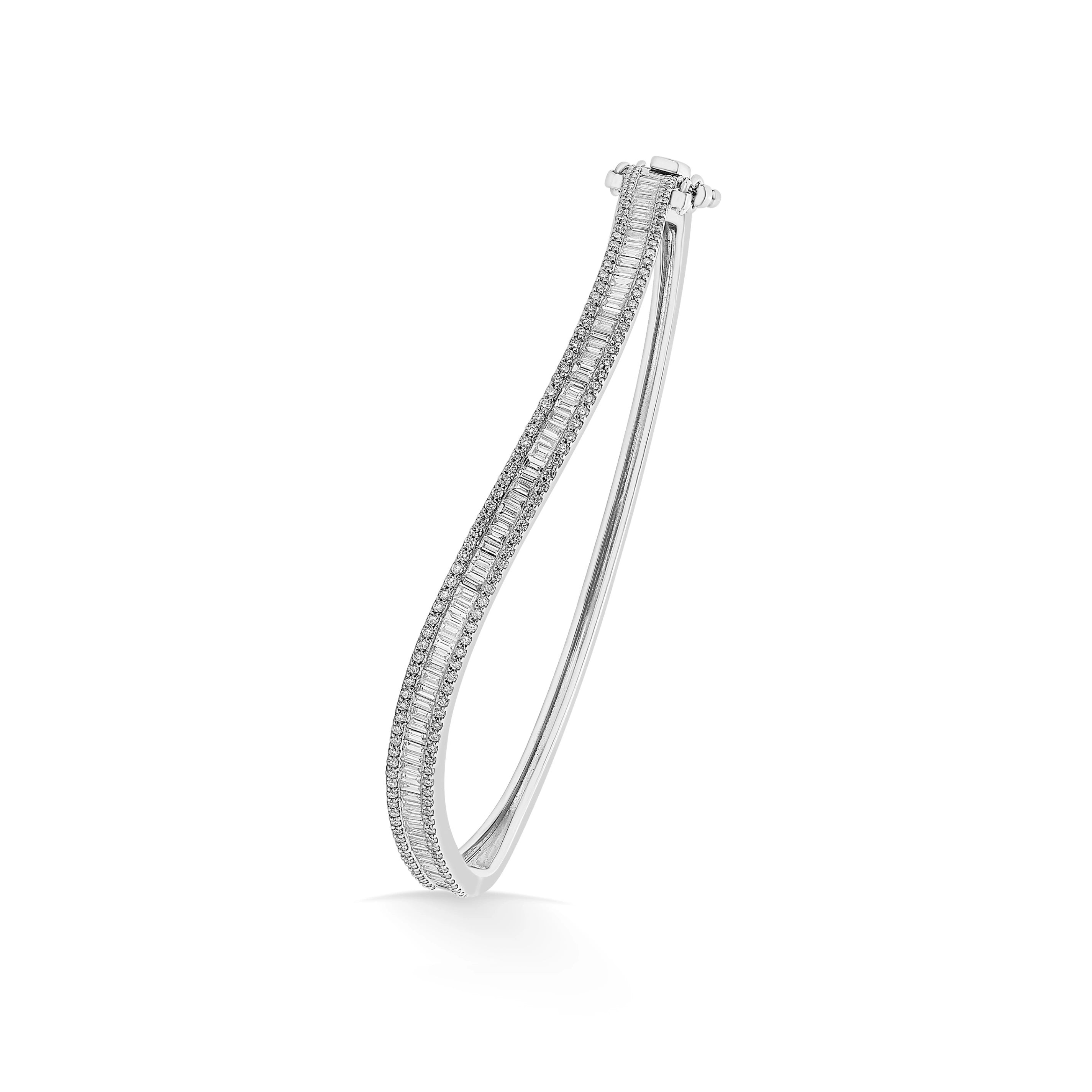 Enchante Radiant Ribbon Cuff Bracelet - Zen Diamond India