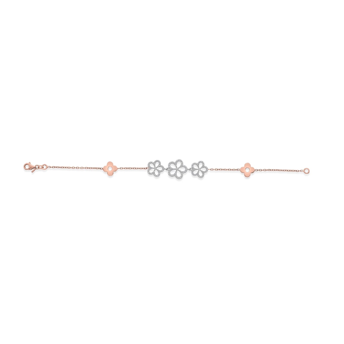 Sassy Blossom Grace Bracelet - Zen Diamond India