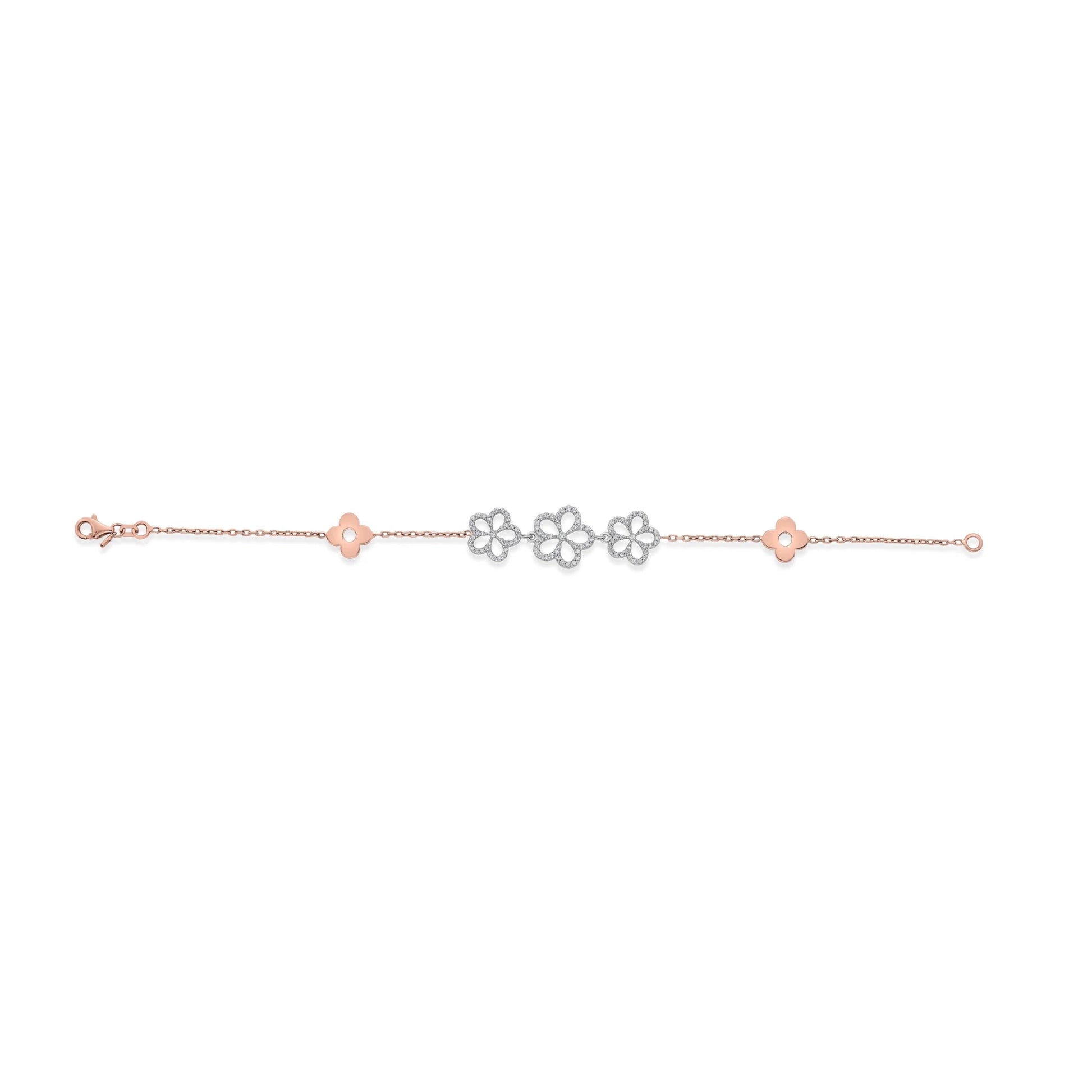 Sassy Blossom Grace Bracelet - Zen Diamond India