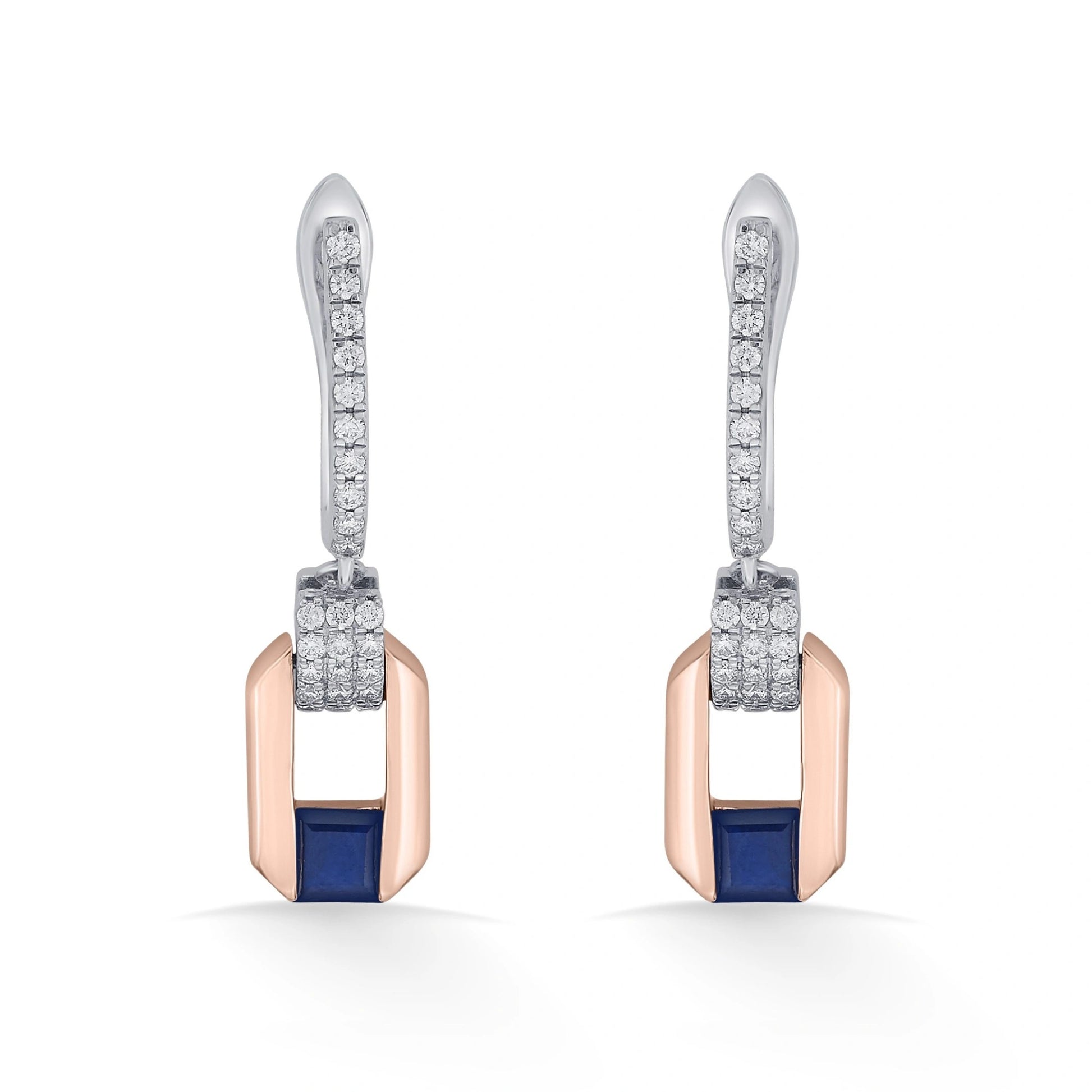 Toren Urban Luxe Drop Earrings - Zen Diamond India