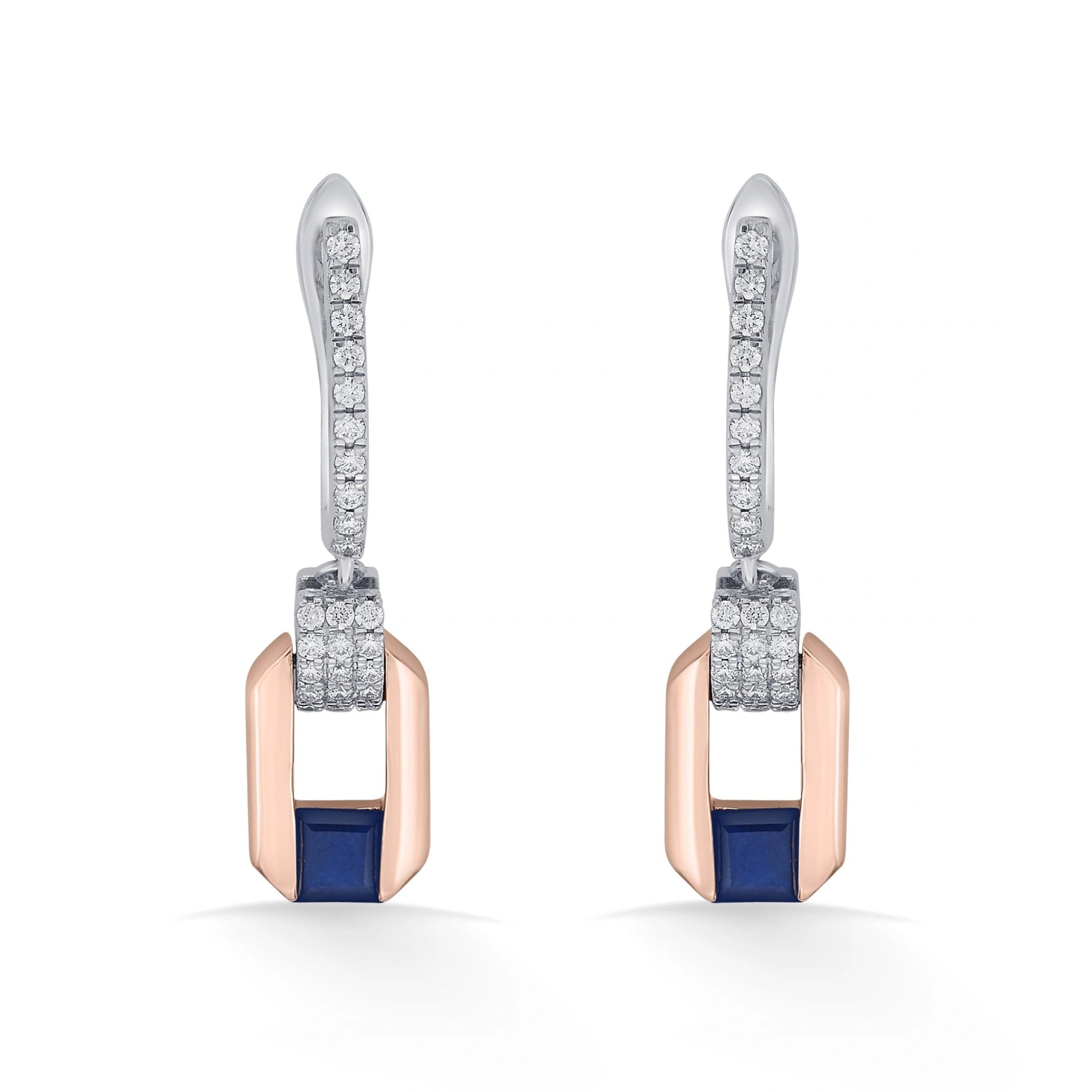 Toren Urban Luxe Drop Earrings - Zen Diamond India