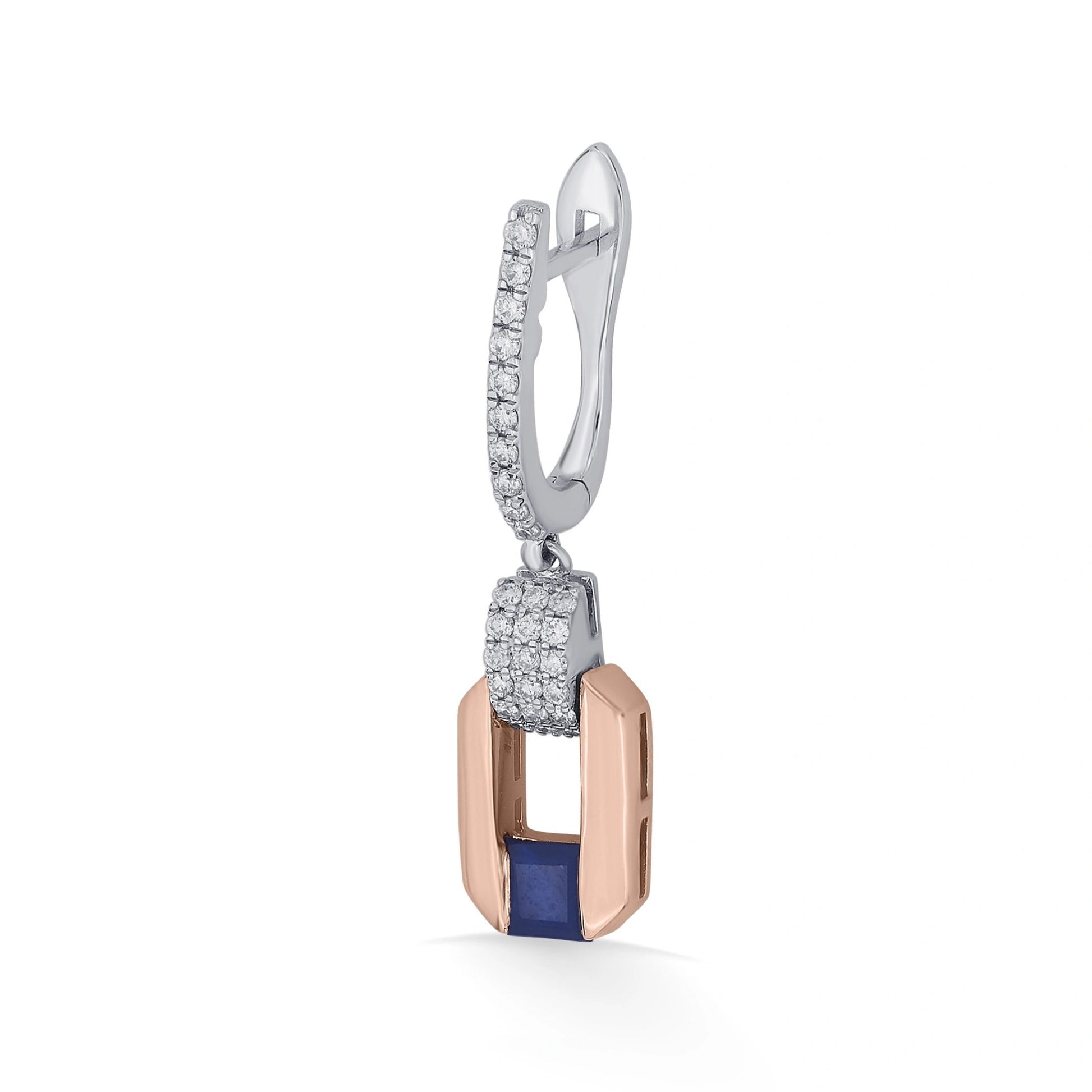 Toren Urban Luxe Drop Earrings - Zen Diamond India