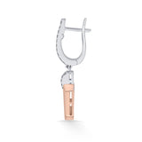 Toren Urban Luxe Drop Earrings - Zen Diamond India