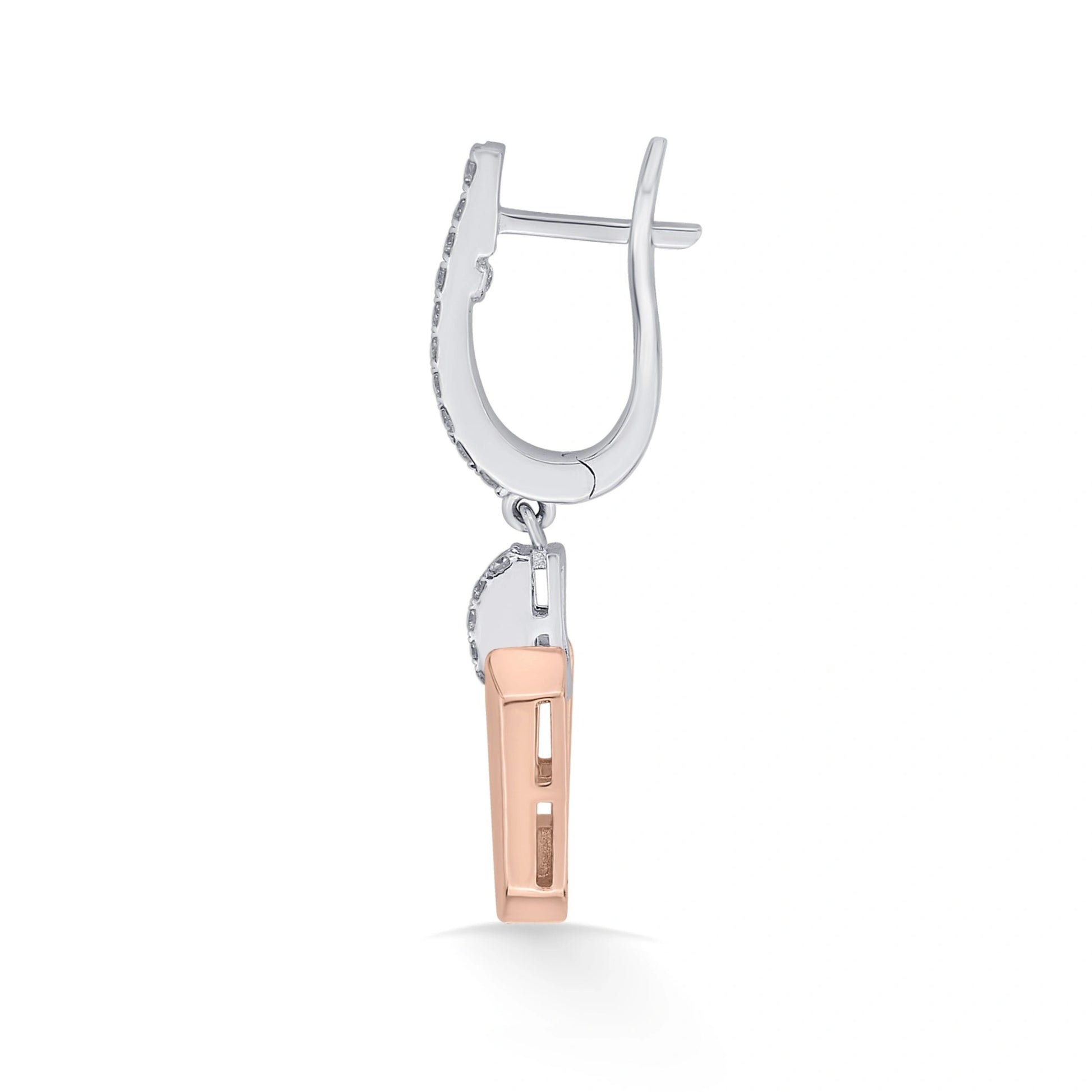 Toren Urban Luxe Drop Earrings - Zen Diamond India