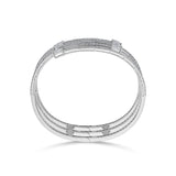 Enchante Spiral Sparkle Cuff Bracelet